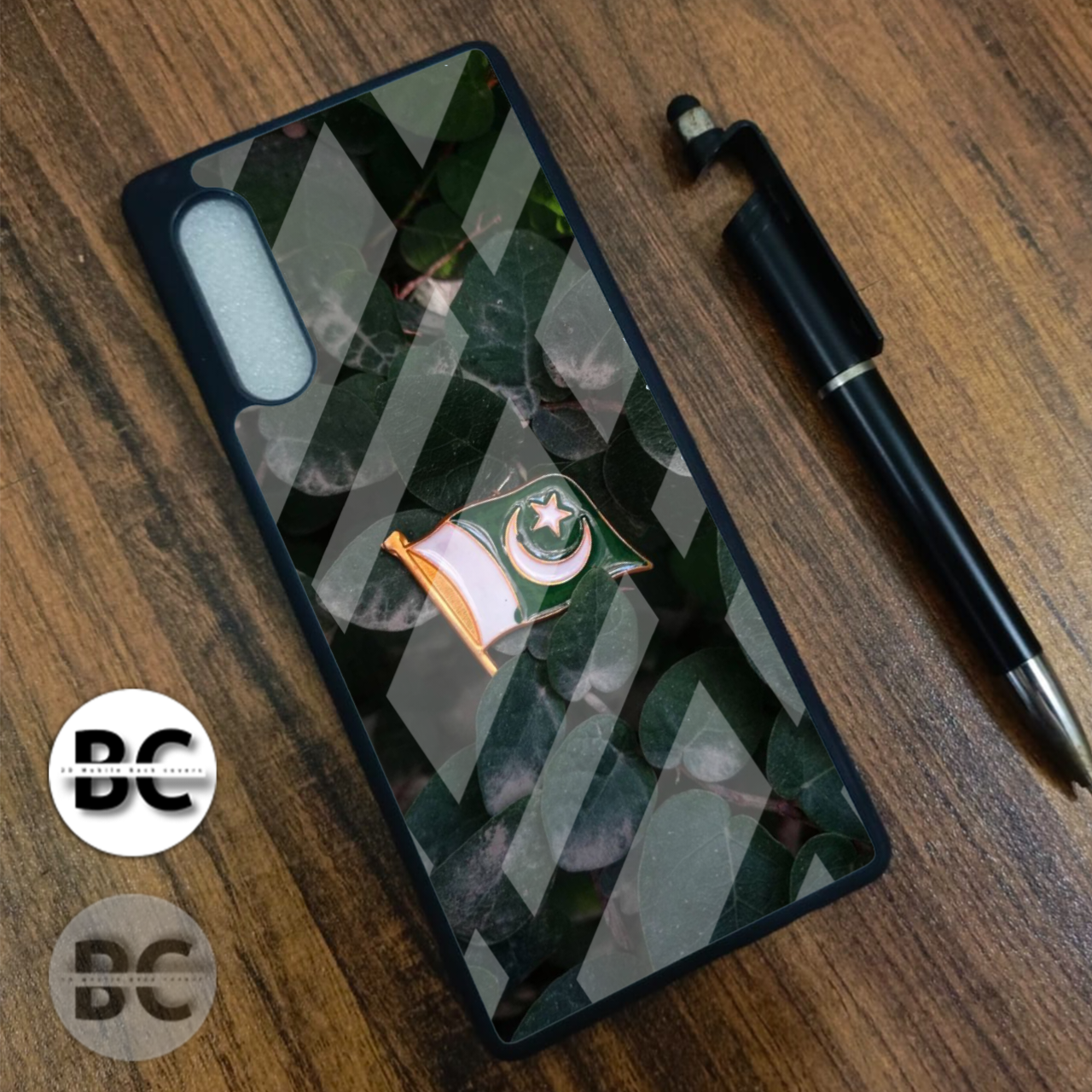 LG Velvet Case | 14th August Pakistan Flag Cover | 2D Glossy Case