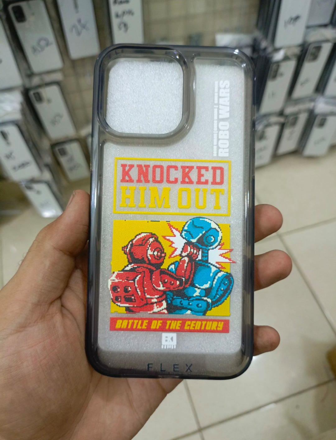 Iphone Cases | Classic Clear Acrylic Cases | Knocked Him Out Case