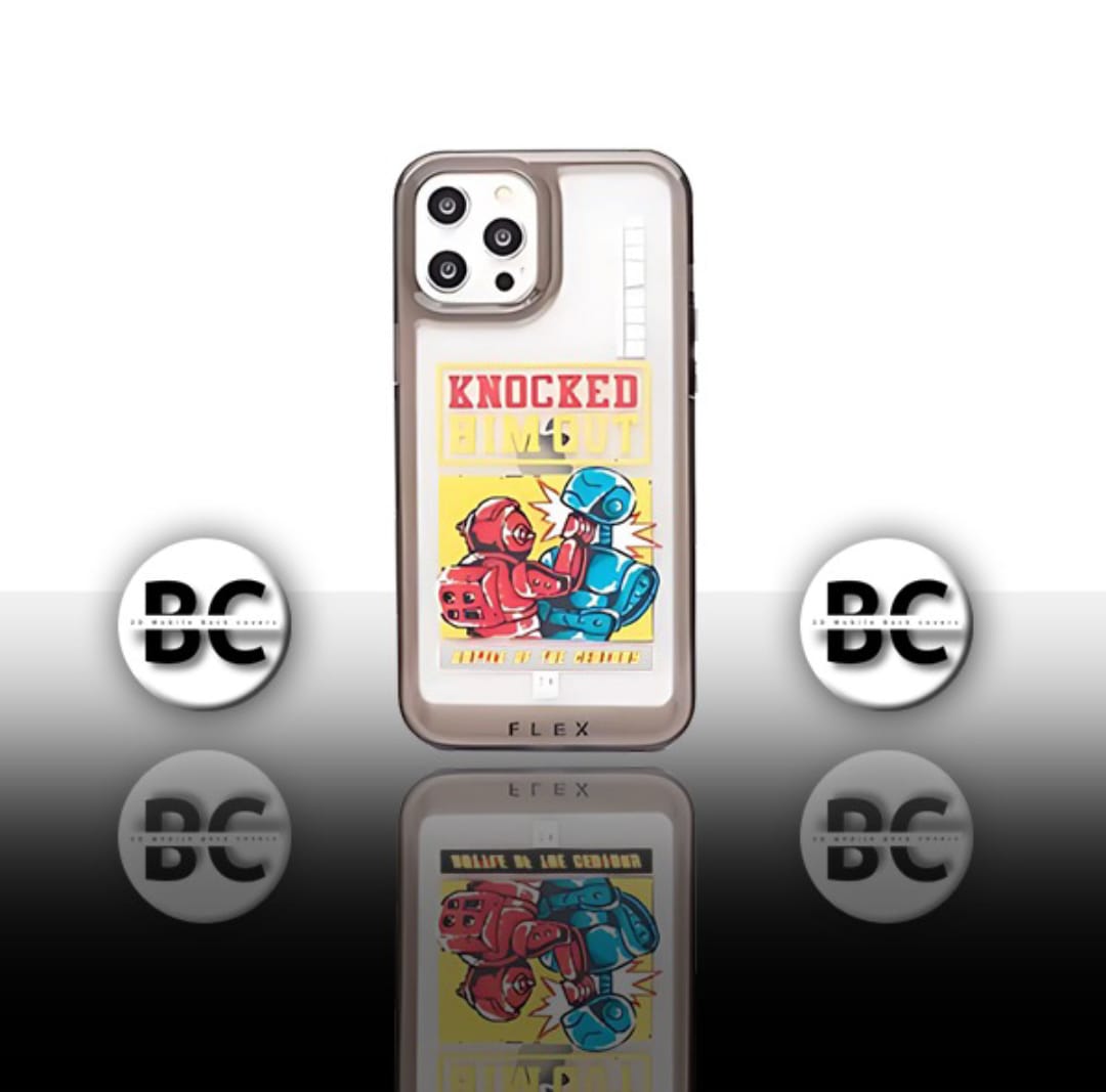 Iphone 12 Case | Classic Clear Acrylic Cases | Knocked Him Out Case