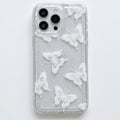 Iphone Covers | White Butterflies Cases