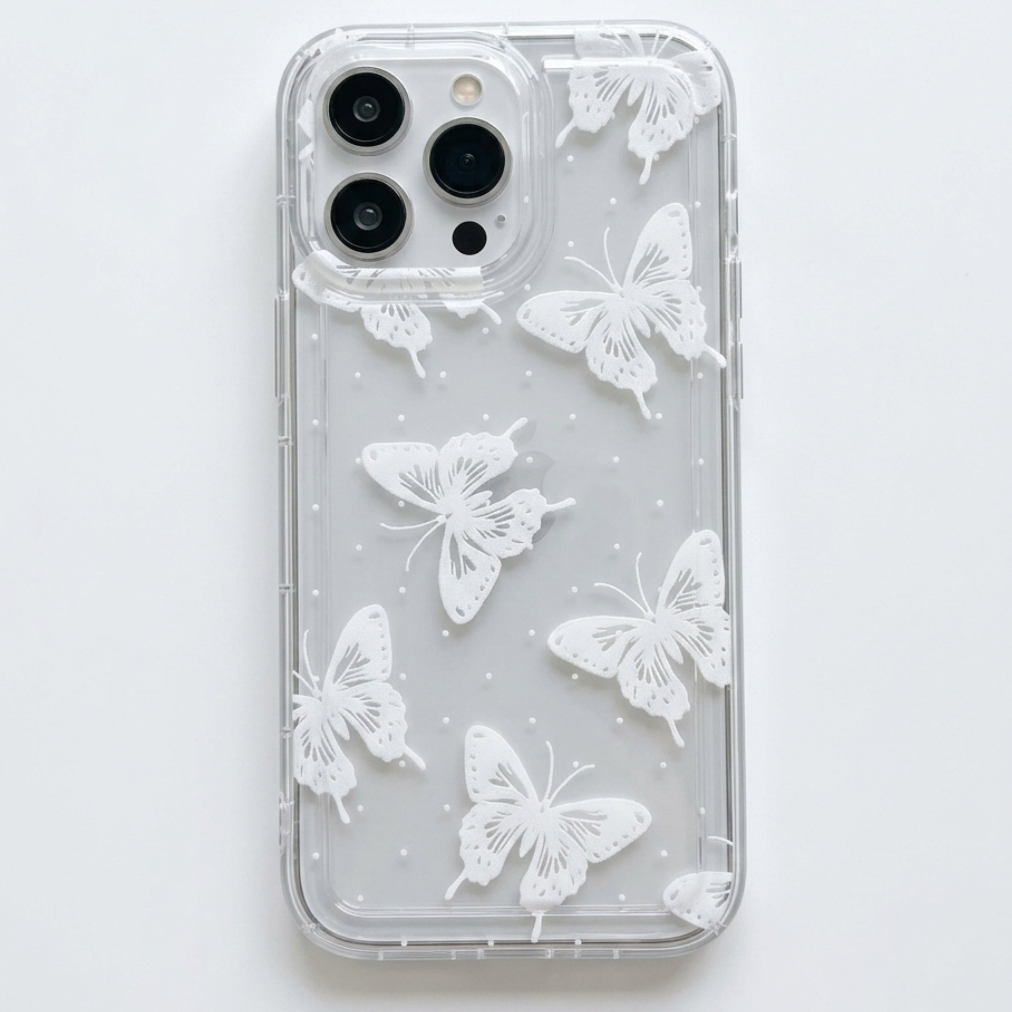 Iphone Covers | White Butterflies Cases