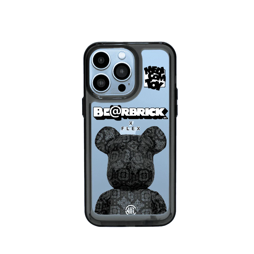 Iphone Cases | Classic Clear Acrylic Cases | Bearbrick Black Shade Case