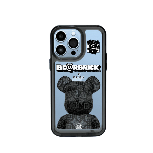 Iphone Cases | Classic Clear Acrylic Cases | Bearbrick Black Shade Case