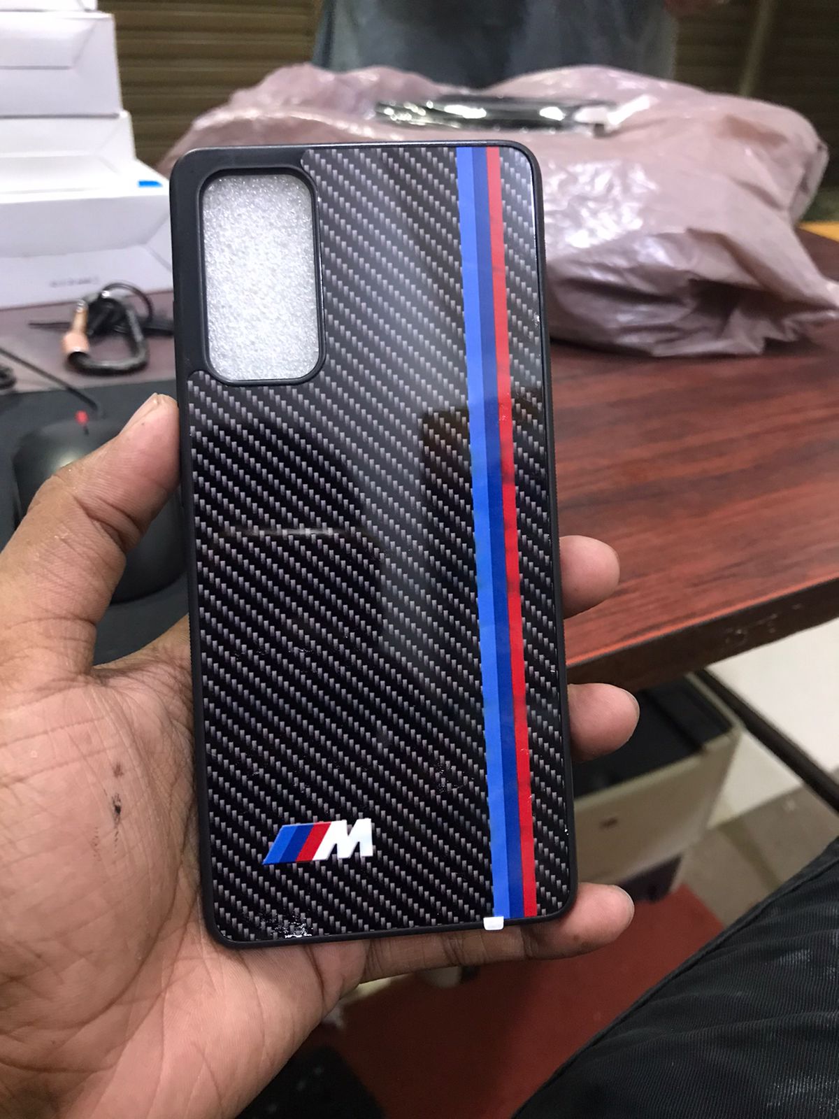 Vivo Carbon Fiber BMW Print Case