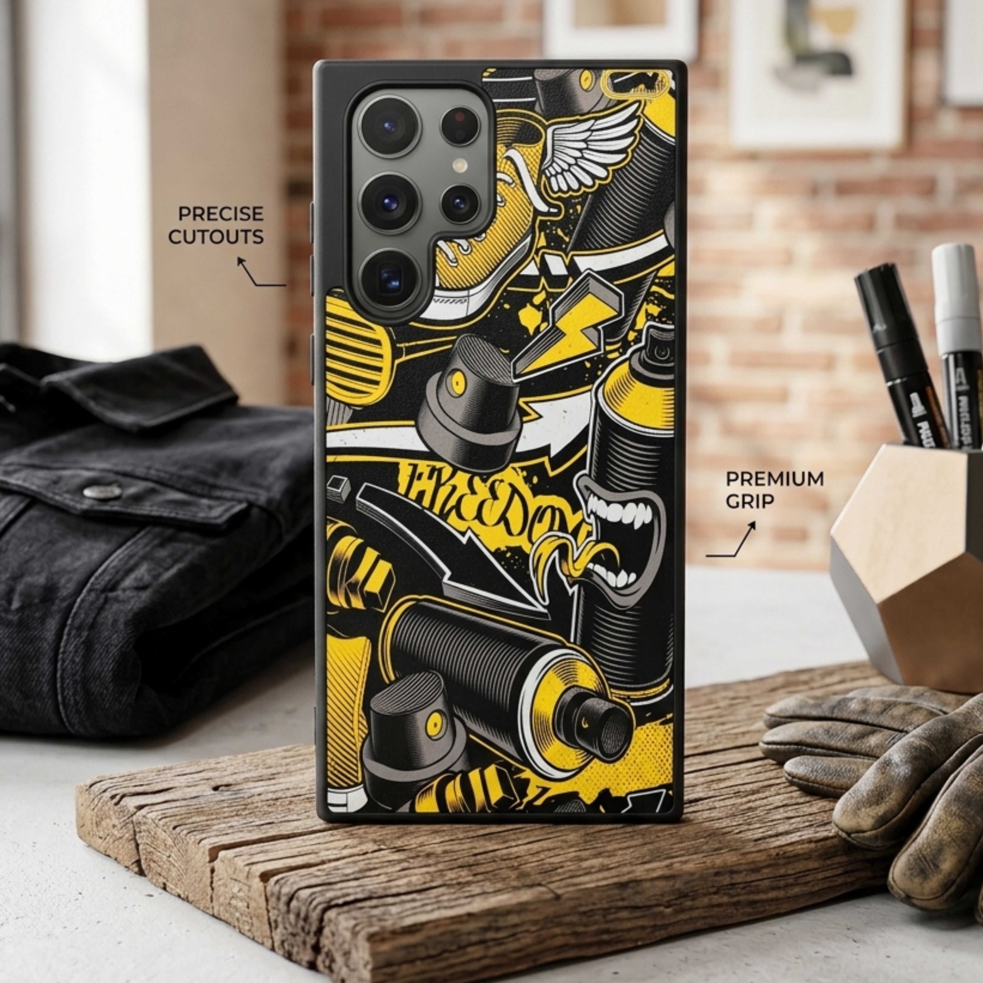 Urban Graffiti / Street Art Aesthetic Case | Available in All Phone Models
