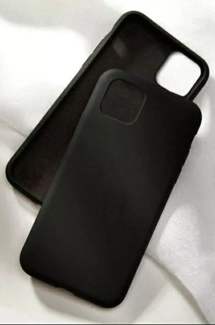 Simple Black TPU Case | Silicone Cover | Protect Your Phone 360° | Provide Aesthetic Look | Trending Case in Town