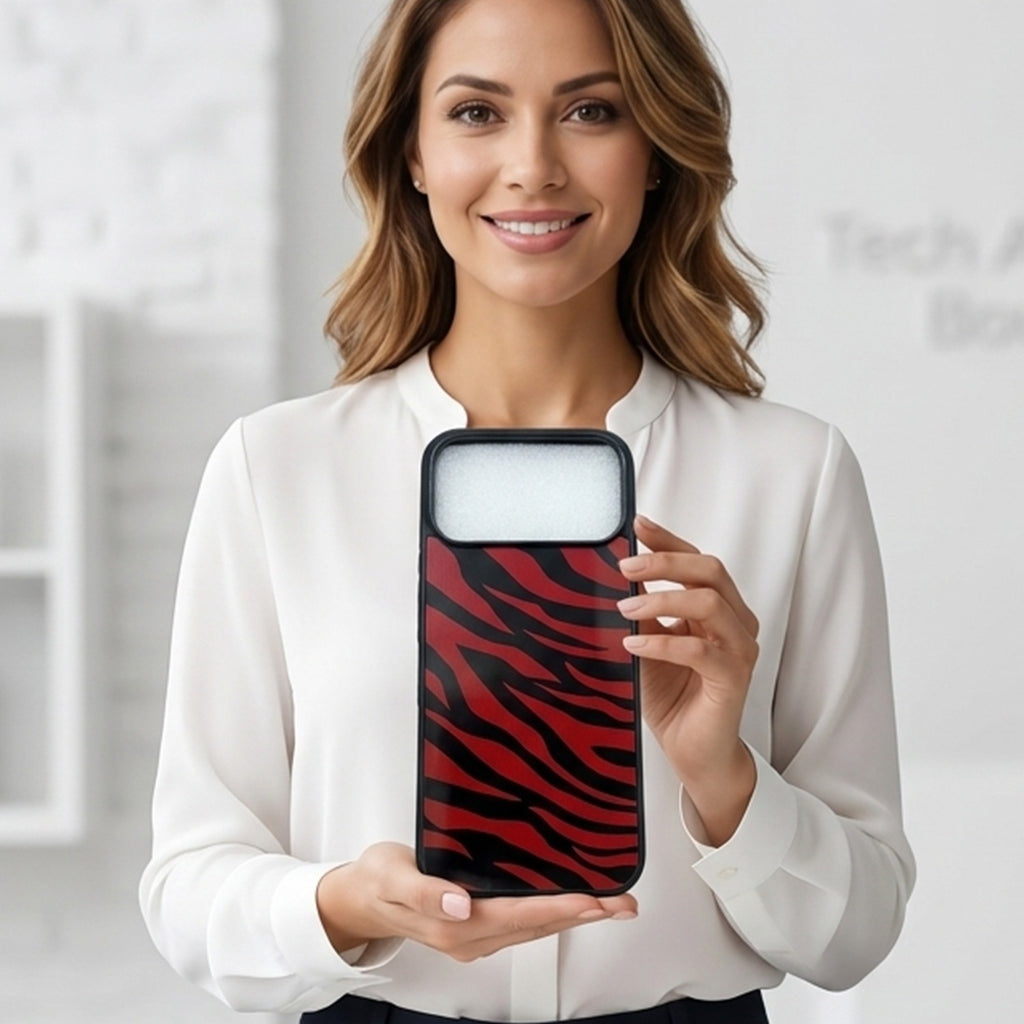 Iphone Cases | Mahroon Zebra Backcover