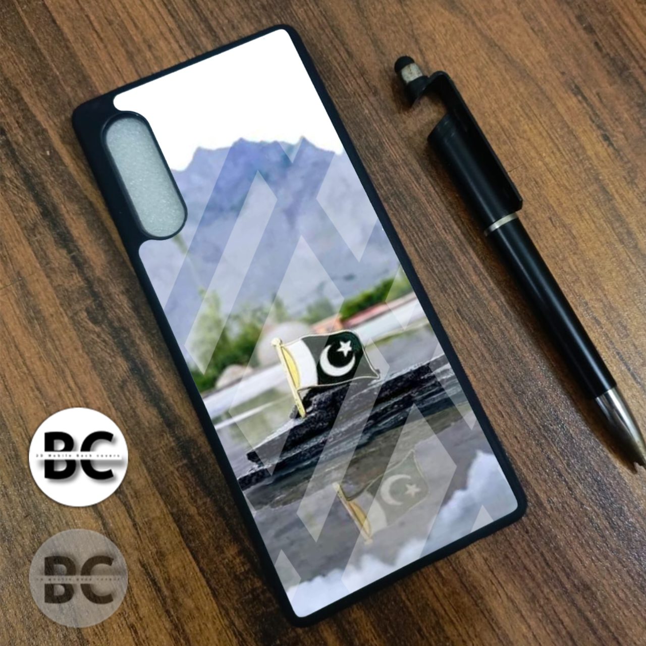 LG Velvet Case | 14th August Pakistan Flag Cover | 2D Glossy Case
