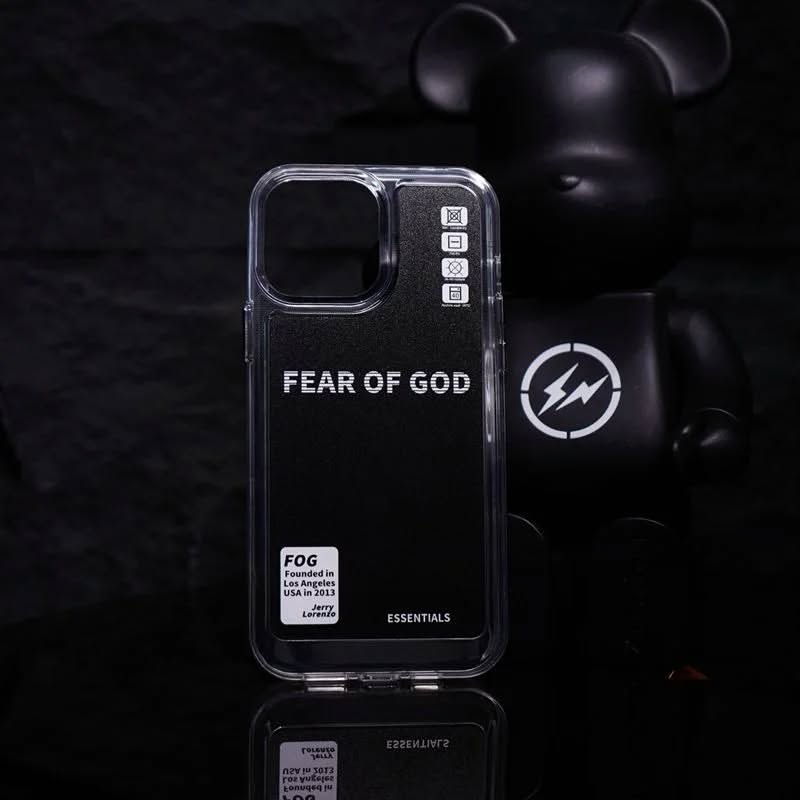 Iphone Cases | Classic Clear Acrylic Cases | Fear of God Print Case