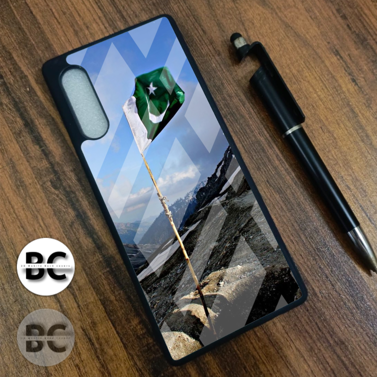 LG Velvet Case | 14th August Pakistan Flag Cover | 2D Glossy Case