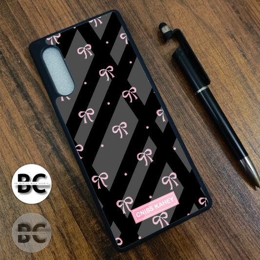 LG Velvet Case | Cniss Kahey Bows Print Cover | 2D Glossy Case
