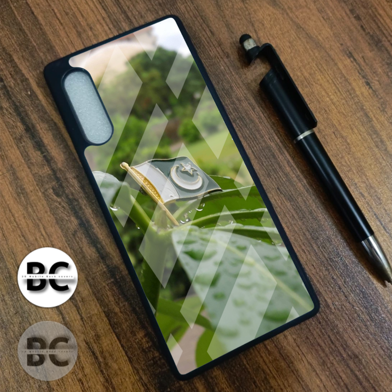 LG Velvet Case | 14th August Pakistan Flag Cover | 2D Glossy Case