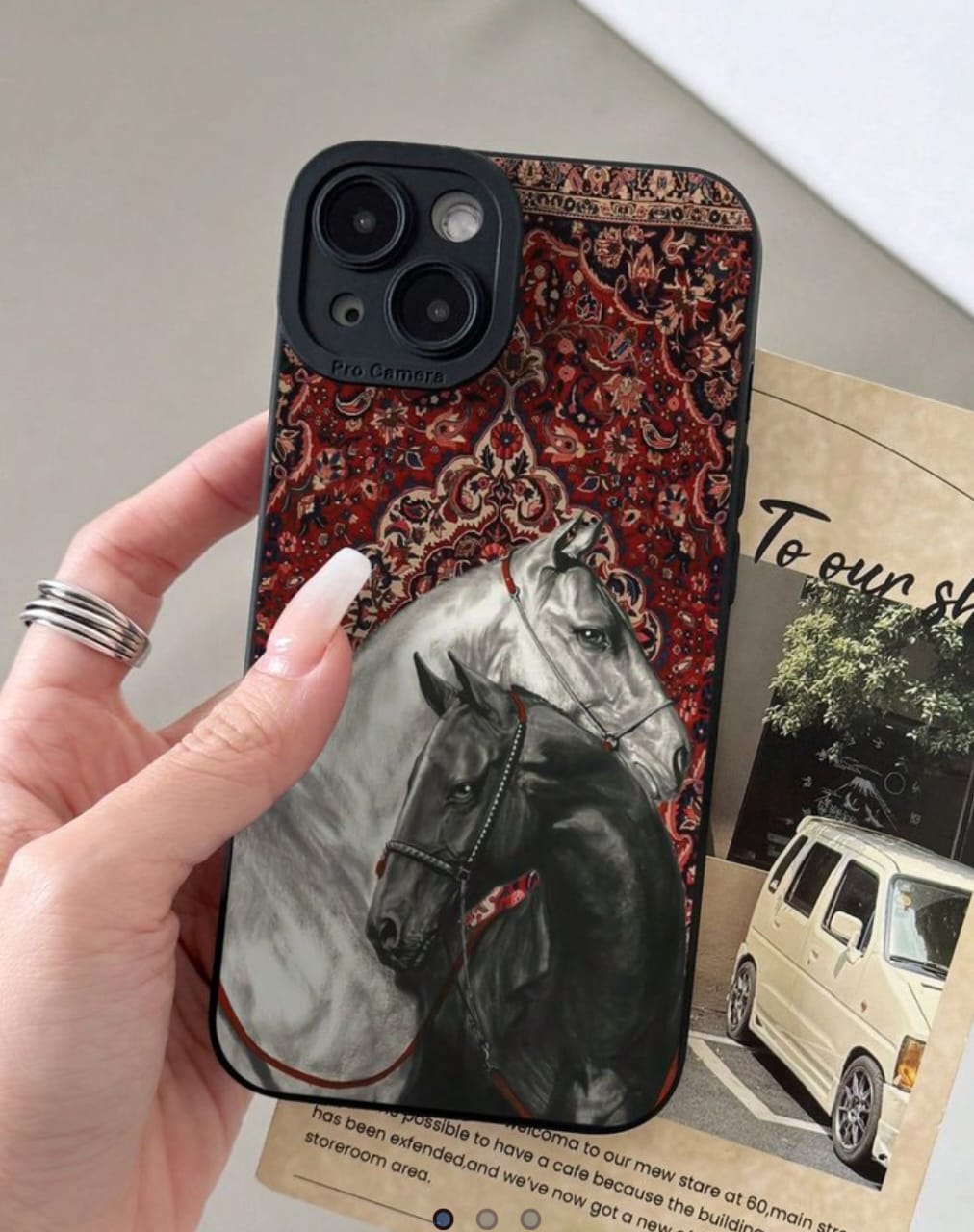 Horse Qaleen Rug Cases | Available in your phone model Also