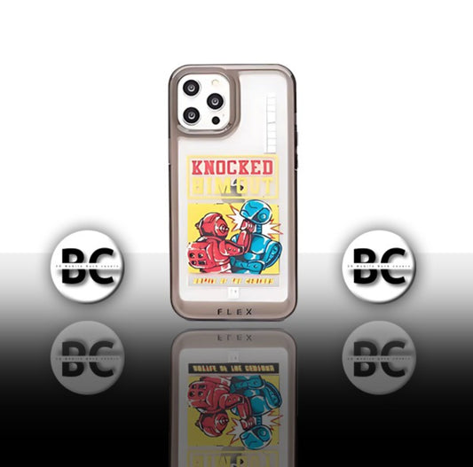 Iphone Cases | Classic Clear Acrylic Cases | Knocked Him Out Case